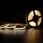 Tira de luces LED de corriente constante de alto rendimiento COB ultralarga de 20 m y 24 V con brillo uniforme sin puntos